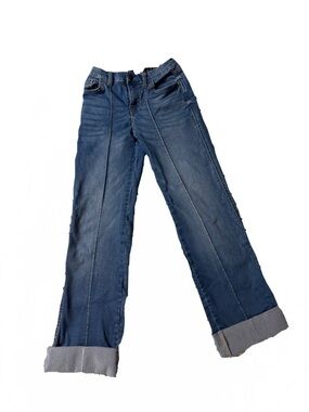 Women’s Blue Straight-Leg Jeans